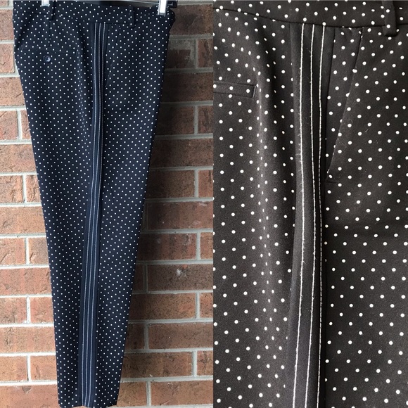 ZARA Polka dot trousers with trims, size S - Picture 8 of 8